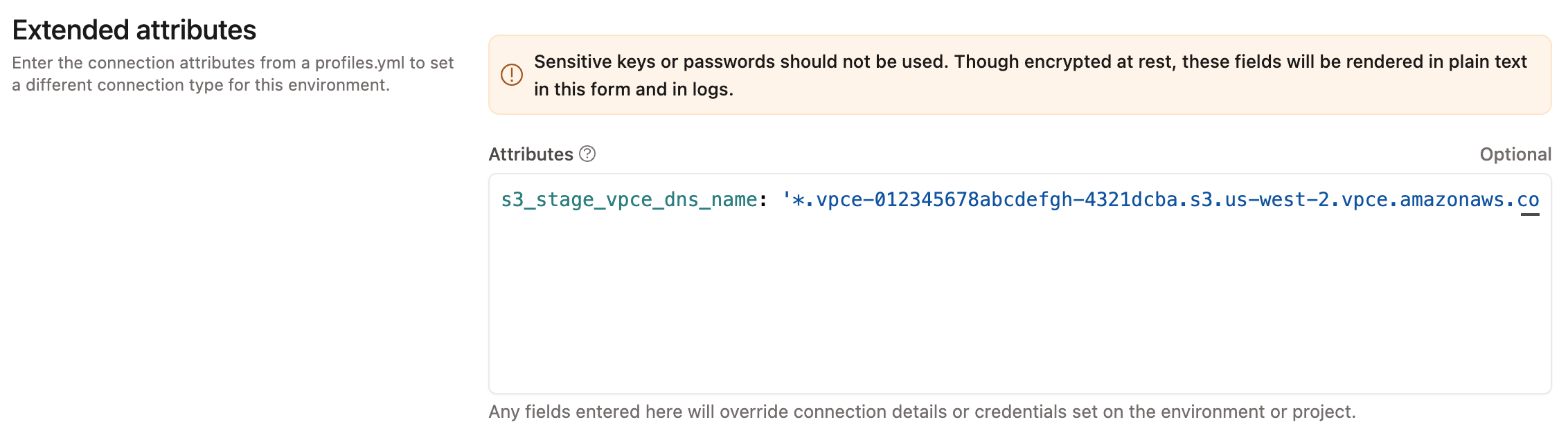 Internal Stage DNS